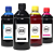 Kit 4 Tintas para Epson T504 CMYK Aton Corante 500ml - Imagem 1