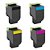 Kit 4 Toners para Lexmark C540 | C543 | C544 | X543 CMYK Compatível - Imagem 1