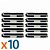 Kit 10 Toners para HP CP1025 | M175NW | CE310A | 126A Black Compatível - Imagem 1