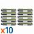 Kit 10 Toners para HP CP1025 | M175NW | CE312A | 126A Yellow Compatível - Imagem 1
