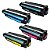 Kit 4 Toner HP Laserjet CP3525 | M551n | M551dn CMYK Compatível - Imagem 1