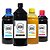 Kit 4 Tinta Epson Sublimática Black 1 litro Cyan Magenta Yellow 500ml - Imagem 1