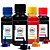 Kit 4 Tintas para Epson Bulk Ink 196 CMYK 100ml Aton - Imagem 1