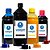 Kit 4 Tintas para Epson Universal Black 1 Litro Color 500ml Pigmentada Valejet - Imagem 1