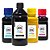 Kit 4 Tintas para HP 950 | 951 Black 500ml Color 100ml Pigmentada Aton - Imagem 1