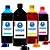 Kit 4 Tintas L575 para Epson Bulk Ink CMYK 1 Litro Corante Valejet - Imagem 1