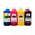 Kit 4 TINTA SUBLIMÁTICA GÊNESIS para Epson L365 | L-365 Alta Performance CMYK 1 Litro - Imagem 1