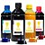 Kit 4 Tintas para Epson L365 CMYK Pigmentada Crie Sempre PREMIUM 500ml - Imagem 1