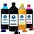 Kit 4 Tintas para Epson L575 Bulk Ink CMYK Pigmentada 1 Litro Valejet - Imagem 1