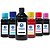 Kit 6 Tintas para Epson Bulk ink T673 Black 500ml Coloridas 100ml Valejet - Imagem 1