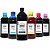 Kit 6 Tintas para Epson L810 ATON Corante Black 1Litro Coloridas 500ml - Imagem 1