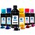 Kit 6 Tintas para Epson L800 Black 500ml Coloridas 100ml Pigmentada Valejet - Imagem 1