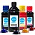 Kit 4 Tintas para Epson L495 Black 500ml Color 100ml Corante Valejet - Imagem 1