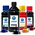 Kit 4 Tintas Para Epson L380 Bulk Ink Black 500ml Color 100ml Corante Valejet - Imagem 1