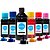 Kit 6 Tintas para Impressora Epson L1800 Black 500ml Color 100ml Corante Koga - Imagem 1