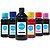 Kit 6 Tintas para Epson T673 Black 500ml Coloridas 100ml Corante Koga - Imagem 1