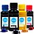 Kit 4 Tintas Sublimáticas para Epson L395 Bulk Ink CMYK 100ml Koga - Imagem 1