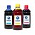 Kit 3 Tintas para HP GT52 | 5822 Coloridas 500ml Corante Valejet - Imagem 1