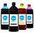 Kit 4 Tintas para Epson L6171 Koga Black Pigmentada | Coloridas Corante 500ml - Imagem 1