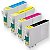 KIT 4 CARTUCHO PARA EPSON T133 | T135 Compatível CMYK - Imagem 1