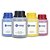 Kit 4 Refil de Toner para Samsung CLP 300 Black 75g Colors 50g - Imagem 1