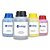 Kit 4 Refis de Toner HP CP5525 | CE270A | 271A | 272A | 273A | 650 CMYK 250g - Imagem 1