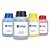 Kit 4 Refis de Toner HP CP5525 | CE270A | 271A | 272A | 273A | 650 CMYK 250g - Imagem 1