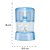 Filtro de Água Cristal Stéfani com 2 Velas Dupla Ação e Boia 8 Litros - Imagem 1