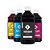 Kit 4 Tintas para Epson L375 Corante EcoTank CMYK 500 ml - Ink Tank - Imagem 1