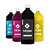 Kit 4 Tintas para Epson L375 Pigmentada Bulk Ink 1 Litro Ink Tank - Imagem 1