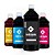 Kit 4 Tintas para Epson L4150 Black Pigmentada 1 Litro e Coloridas CMY 500 ml Bulk Ink - Ink Tank - Imagem 1