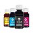 Kit 4 Tintas para Epson T504 Black Pigmentada e Coloridas Corante Bulk Ink 100 ml - Ink Tank - Imagem 1