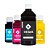Kit 4 Tintas para Epson L1300 Pigmentada Black 500 ml e Coloridas 100 ml Bulk Ink Ink Tank - Imagem 1