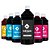 KIT 6 TintaS Corantes para Epson L805 Bulk Ink Black 1 Litro Coloridas + Light 500 ml - Ink Tank - Imagem 1