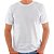 Camiseta Branca de Poliéster para Sublimação Gola Redonda Adulto G - Imagem 1