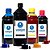 Kit 4 Tintas Epson Bulk Ink L355 Black 1 Litro Coloridas 500ml Valejet - Imagem 1