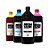 Kit 4 Tintas Canon Universal Mega Tank CMYK 1 Litro - Imagem 1