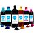 Kit 6 Tintas Epson Bulk Ink L805 CMYK Corante 1 Litro Koga - Imagem 1