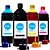 Kit 4 Tintas Epson Bulk Ink L220 CMYK Corante 1 Litro Koga - Imagem 1