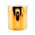 Caneca para Sublimação de Cerâmica Espelhada Dourada - Imagem 3