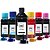 Kit 6 Tintas Epson Bulk Ink L800 Black 500ml Coloridas 100ml Corante Aton - Imagem 1