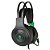 Fone de Ouvido Headset Gamer EG301GR Têmis Verde Com Fio Evolut - Imagem 2