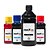 Kit 4 Tintas Canon PG210 | CL211 Black 500ml Coloridas 100ml Maxx Ink - Imagem 1