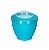 Kit de Pote com Tampa Redonda 150ml Azul com 10 unidades - Imagem 1