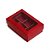 Caixa com Forminha Vermelho para 6 Doces 11x7,5x4cm - Imagem 1
