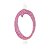 Vela de Aniversário Grande Número 0 Puro Glitter Rosa com 1 unidade - Imagem 1