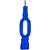 Vela de Aniversário Azul Número 0 com 1 unidade - Imagem 1