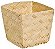 Cachepot Palha Pequeno 8x8x8cm com 1 unidade - Imagem 1