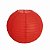 Lanterna Redonda Sem Luz Vermelho 30cm com 1 unidade - Imagem 1