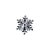 Floco de Neve Mini Cristal 10 unidades - Imagem 1